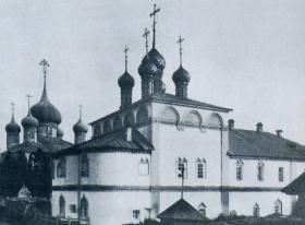 Покровский монастырь (акватория Угличского водохранилища). Покровский Паисьев Угличский мужской монастырь. Церковь Богоявления Господня