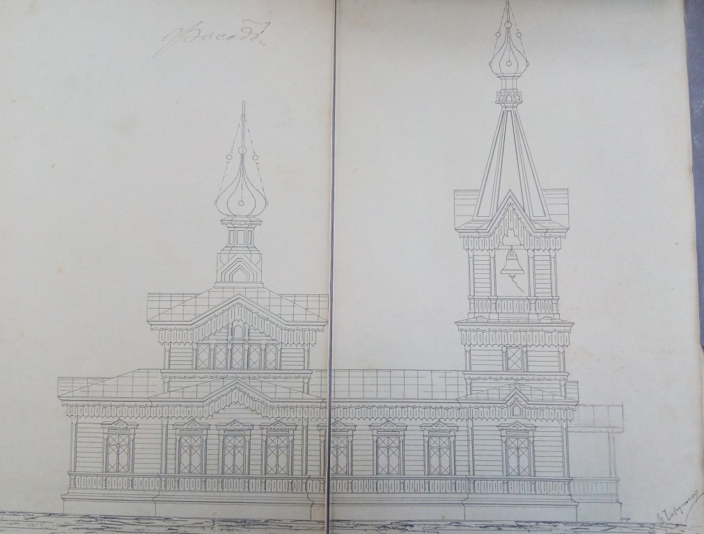 Церковь Казанской иконы Божией Матери, Камское (Воткинский район и г. Воткинск, Республика Удмуртия). графика