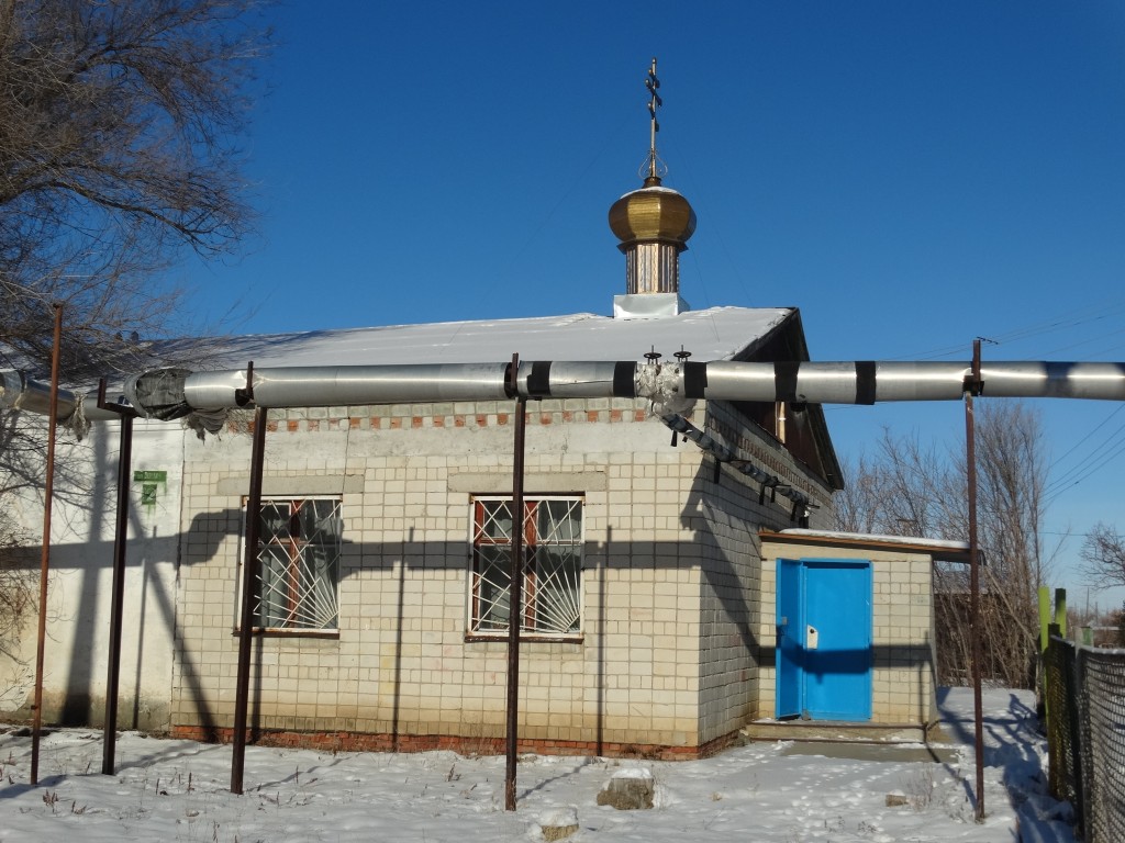 Молельный дом Владимирской иконы Божией Матери, Голубой Факел (Домбаровский район, Оренбургская область). архитектурные детали