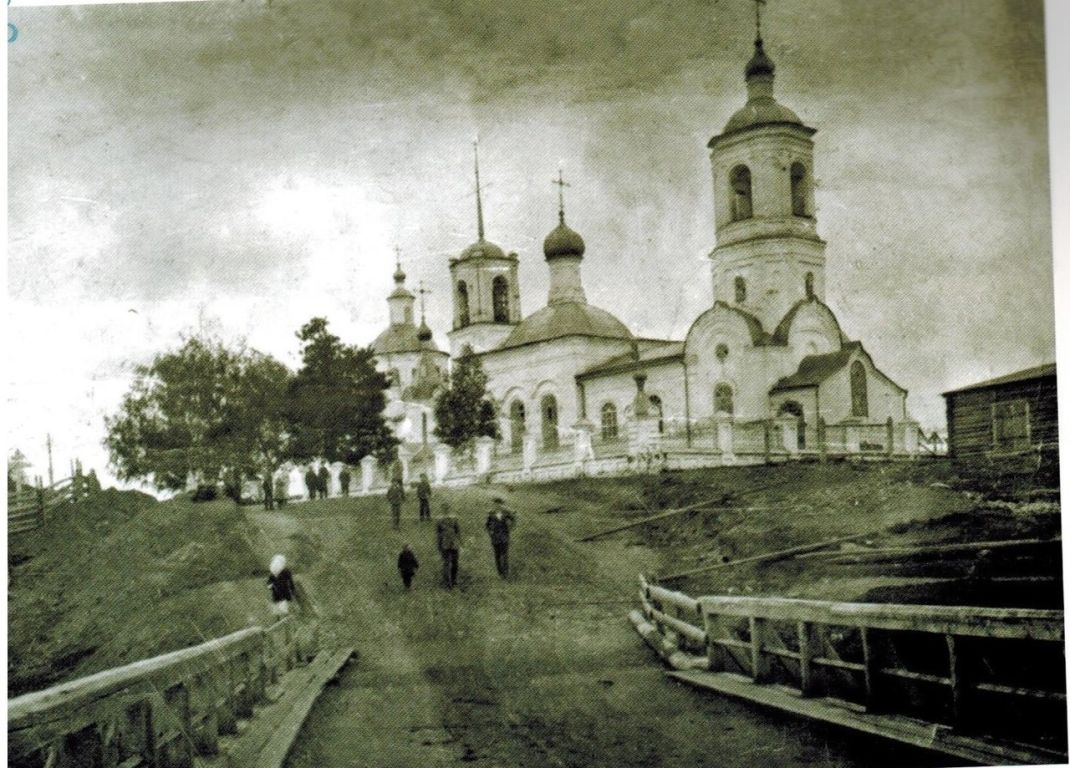 Усть-Кулом. Церковь Николая Чудотворца. архивная фотография