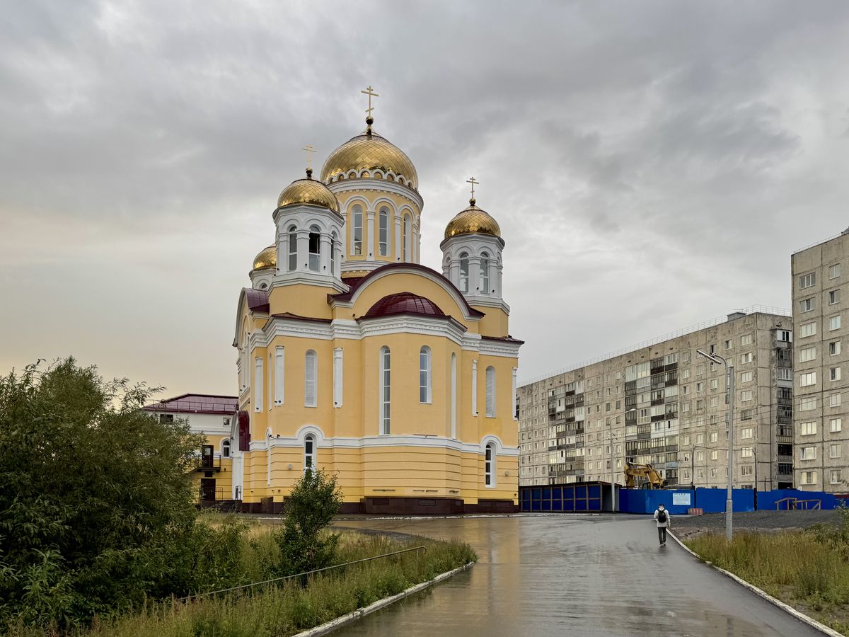 Церковь Варвары великомученицы в Талнахе, Норильск (Норильск, город, Красноярский край). фасады, Вид с юго-востока