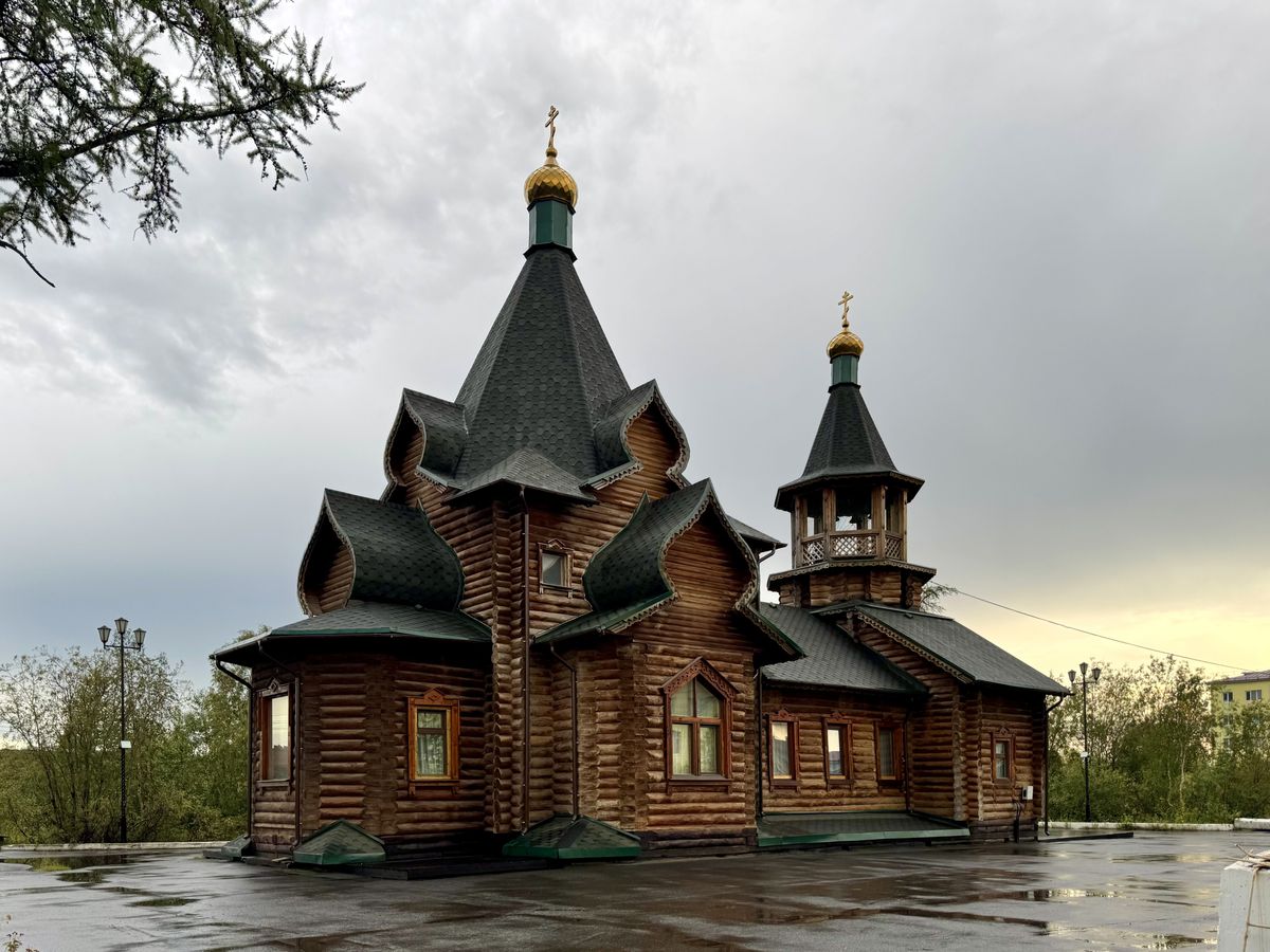 Церковь Троицы Живоначальной в Талнахе, Норильск (Норильск, город, Красноярский край). фасады, Вид с севера