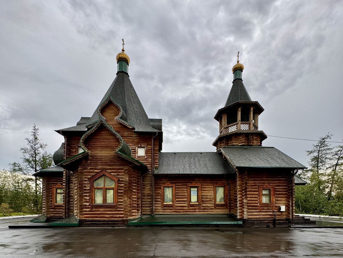 Церковь Троицы Живоначальной в Талнахе, Норильск (Норильск, город, Красноярский край). фасады, Вид с северо-запада