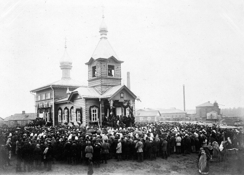 Кошели, урочище. Церковь Петра и Павла. архивная фотография, Фото 1902 года из фондов Мультимедийного комплекса актуальных искусств (Москва)