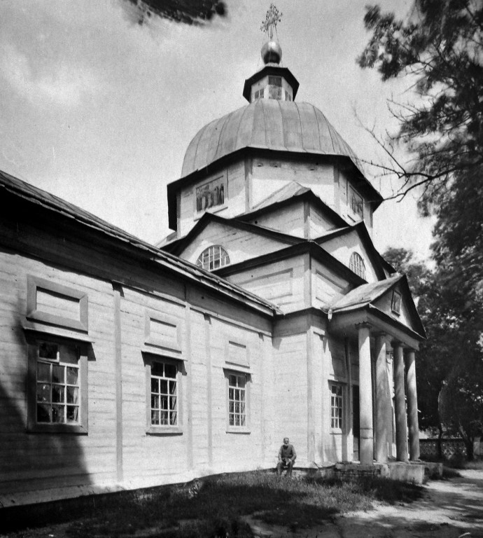 Церковь Николая Чудотворца, Чернетчина (Ахтырский район, Украина, Сумская область). архивная фотография, Фото 1927 нода. Автор С. Таранушенко