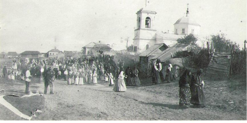 Подкуйково. Церковь Казанской иконы Божьей Матери. архивная фотография, Дореволюционное фото с сайта Урюпинской епархии