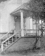 Церковь Михаила Архангела, Северный вход. Фото С.А. Таранушенко, 1927 г. Адрес хранения: Институт рукописи Национальной библиотеки Украины имени В.И. Вернадского<br>, Лиман, Чугуевский район, Украина, Харьковская область