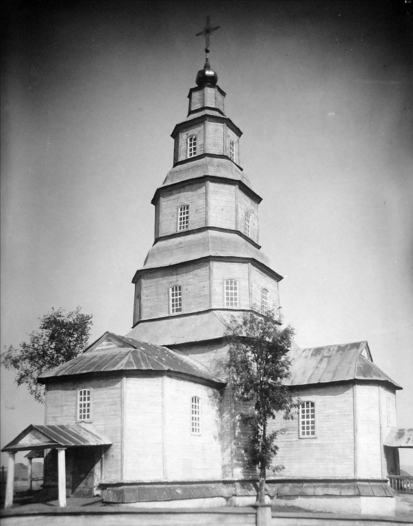 Церковь Михаила Архангела, Верхний Бишкин (Лозовской район, Украина, Харьковская область). архивная фотография, Фото 1916 года. Автор С. Таранушенко