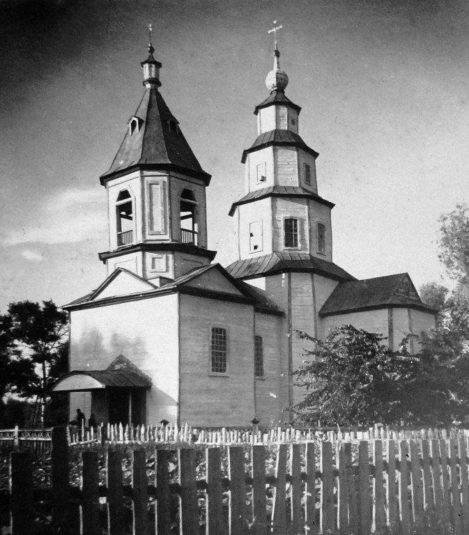 Оскол. Церковь Рождества Пресвятой Богородицы. архивная фотография, Фото 1914 года. Автор С. Таранушенко