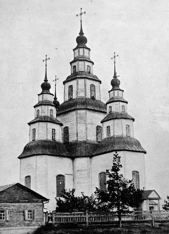 Церковь Иоанна Милостивого, Рубцово (акватория Оскольского водохранилища) (Краснолиманский район, Украина, Донецкая область). архивная фотография, Фото 1900 года. Автор П. Михайловский