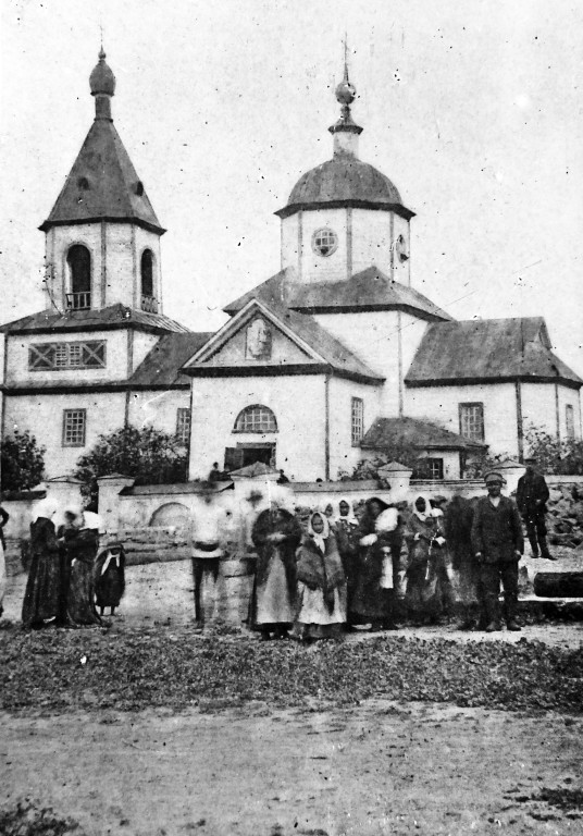 Кривая Лука. Церковь Троицы Живоначальной (старая). архивная фотография, Фото 1928 года. Автор С. Таранушенко