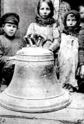 Церковь Николая Чудотворца (старая), Звон Николаевской церкви 1660-го года. Фото 1913 г. из архива музея Лебедина<br>, Лебедин, Сумской район, Украина, Сумская область