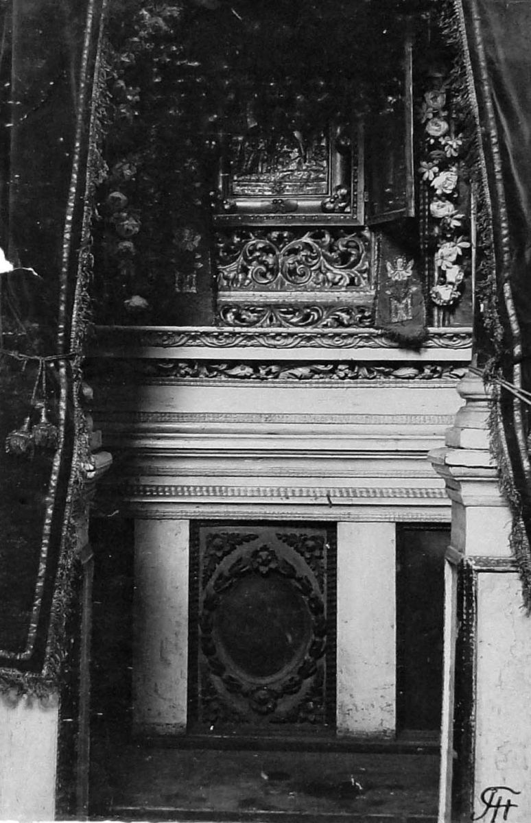 Церковь Николая Чудотворца (старая), Лебедин (Сумской район, Украина, Сумская область). архивная фотография, Фото С.А. Таранушенко, 1913 г. Адрес хранения: Институт рукописи Национальной библиотеки Украины имени В.И. Вернадского