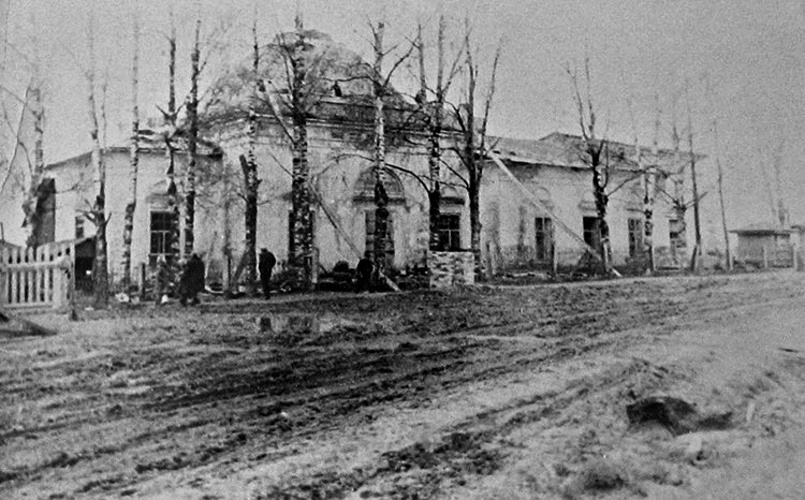 Церковь Николая Чудотворца, Пыщуг (Пыщугский район, Костромская область). архивная фотография, Фото 1960-х гг. Историко-краеведческий музей им. адмирала В.И. Фокина села Пыщуг