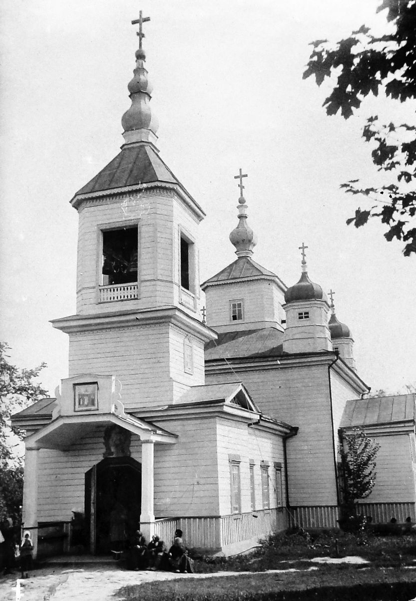 Каменное. Церковь Покрова Пресвятой Богородицы. архивная фотография, Фото 1913 года. Автор С. Таранушенко