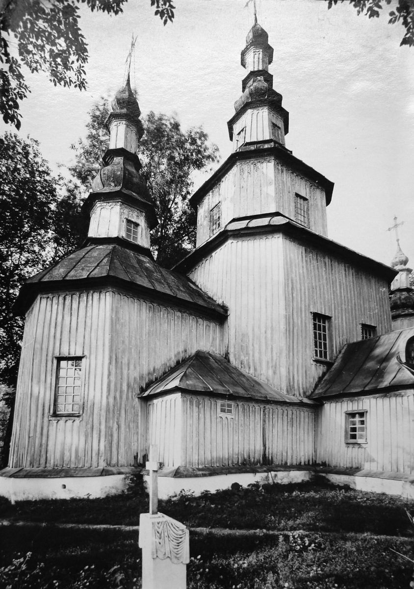 Церковь Николая Чудотворца, Грунь (Сумской район, Украина, Сумская область). архивная фотография, Фото 1913 года. Автор С. Таранушенко