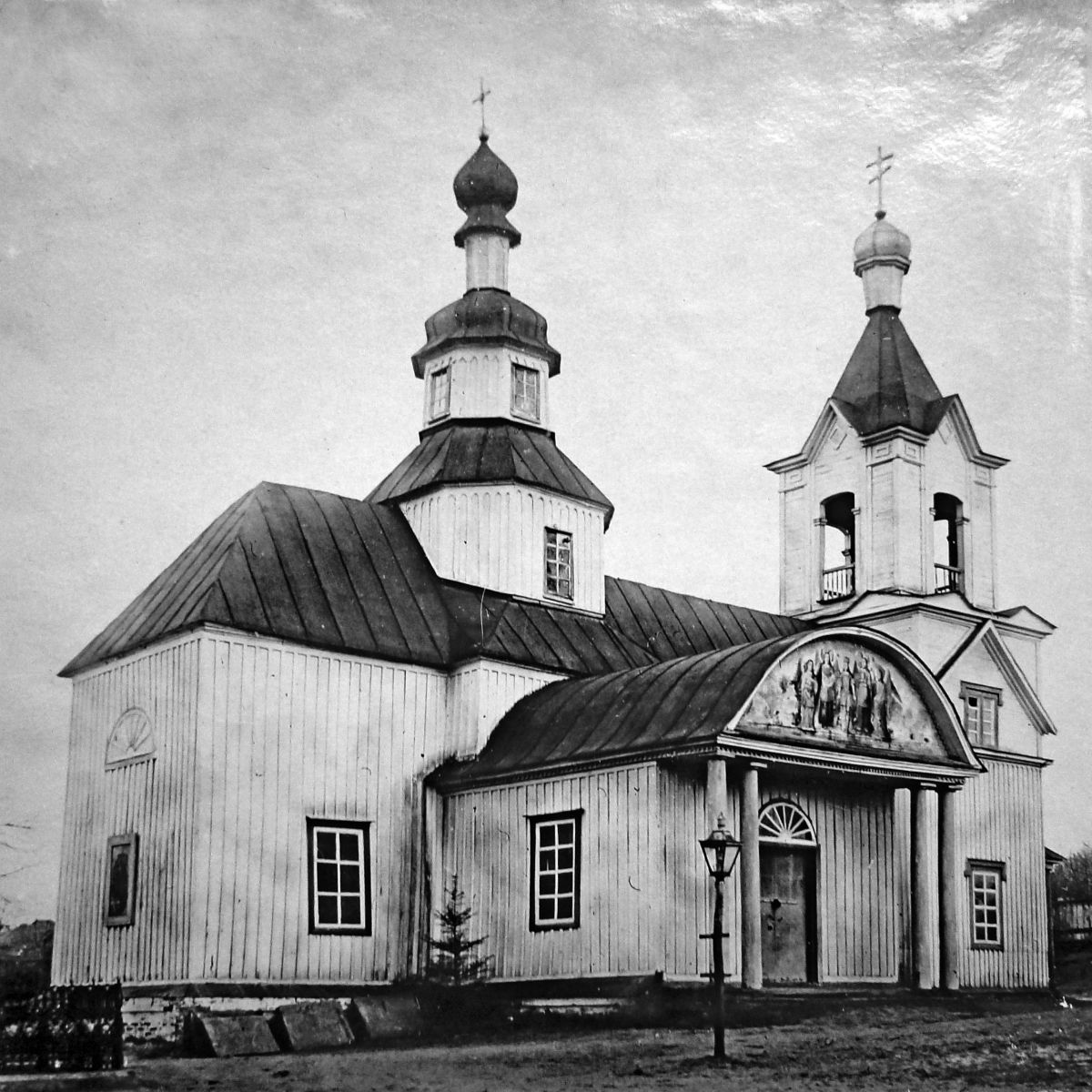 Церковь Михаила Архангела, Малый Выстороп (Сумской район, Украина, Сумская область). архивная фотография, Фото 1913 года. Автор С. Таранушенко