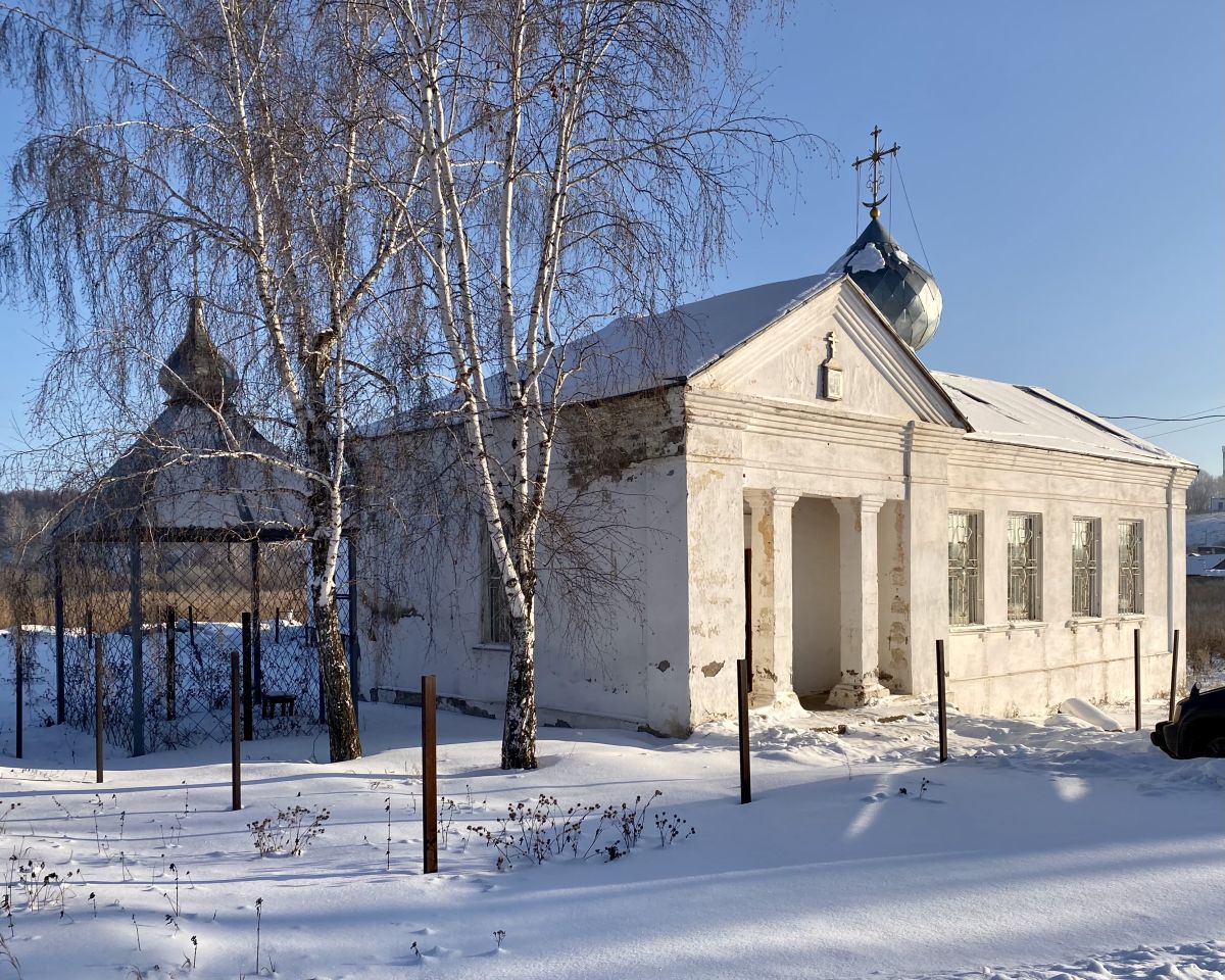 Берёзовское. Церковь Георгия Победоносца. фасады, Вид с запада
