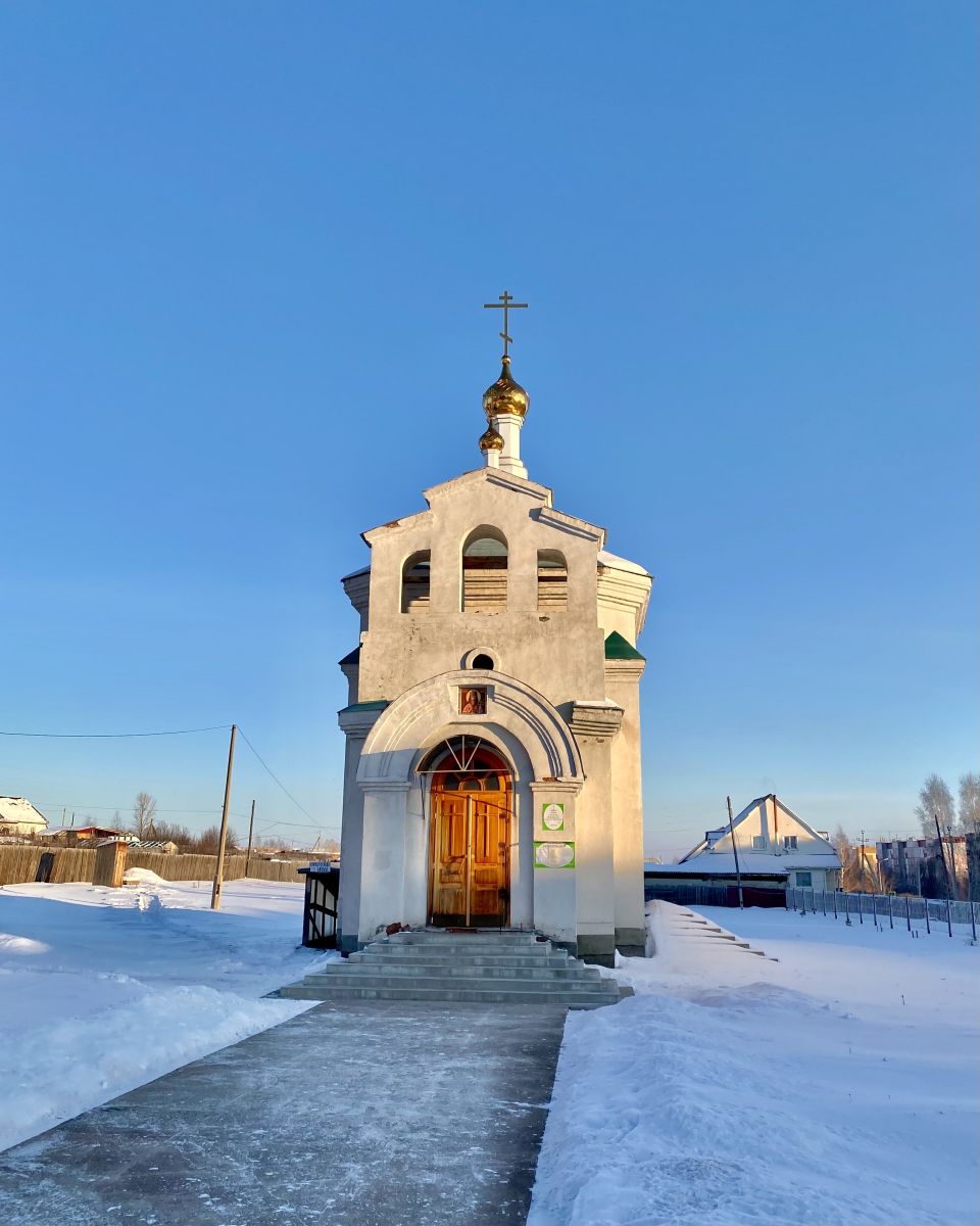 Церковь Иннокентия, епископа Иркутского, Дубинино, посёлок (Шарыповский район и г. Шарыпово, Красноярский край). фасады, Вид с запада