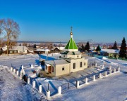 Церковь Державной иконы Божией Матери, Вид с ЮЗ<br>, Родники, Шарыповский район и г. Шарыпово, Красноярский край