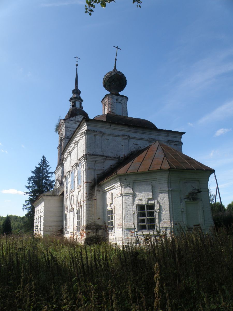 Церковь Воскресения Христова, Фёдорово (Костромской район, Костромская область). фасады