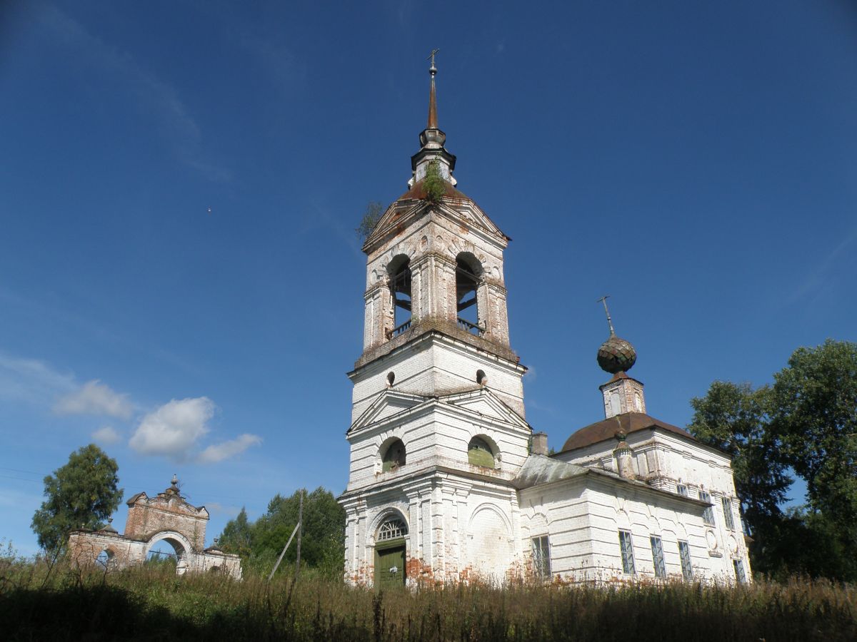 Церковь Воскресения Христова, Фёдорово (Костромской район, Костромская область). фасады