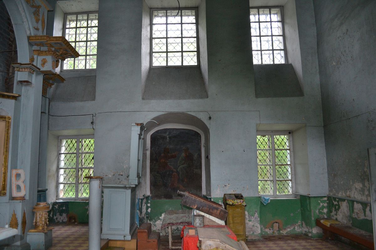 интерьер и убранство. Церковь Воскресения Христова, Фёдорово (Костромской район, Костромская область)