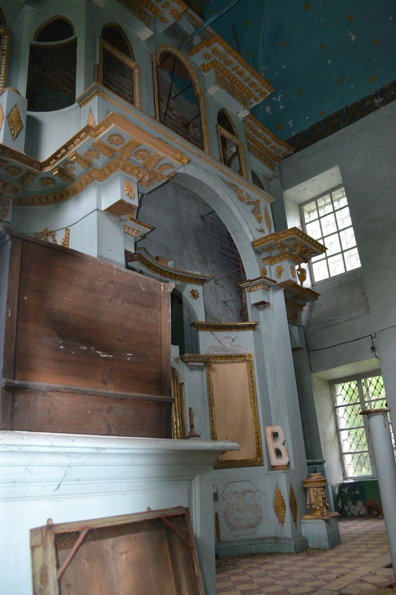 интерьер и убранство. Церковь Воскресения Христова, Фёдорово (Костромской район, Костромская область)