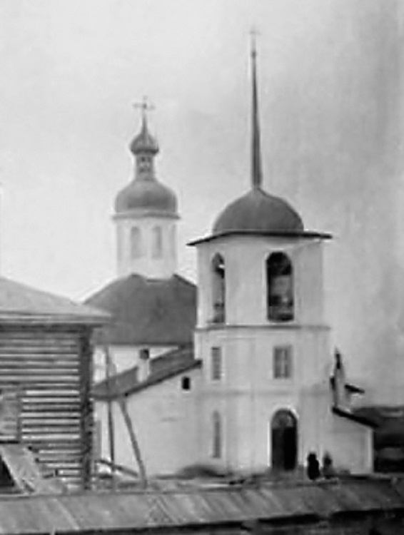 Смотраковская (Пинежка). Церковь Иоанна Богослова. архивная фотография