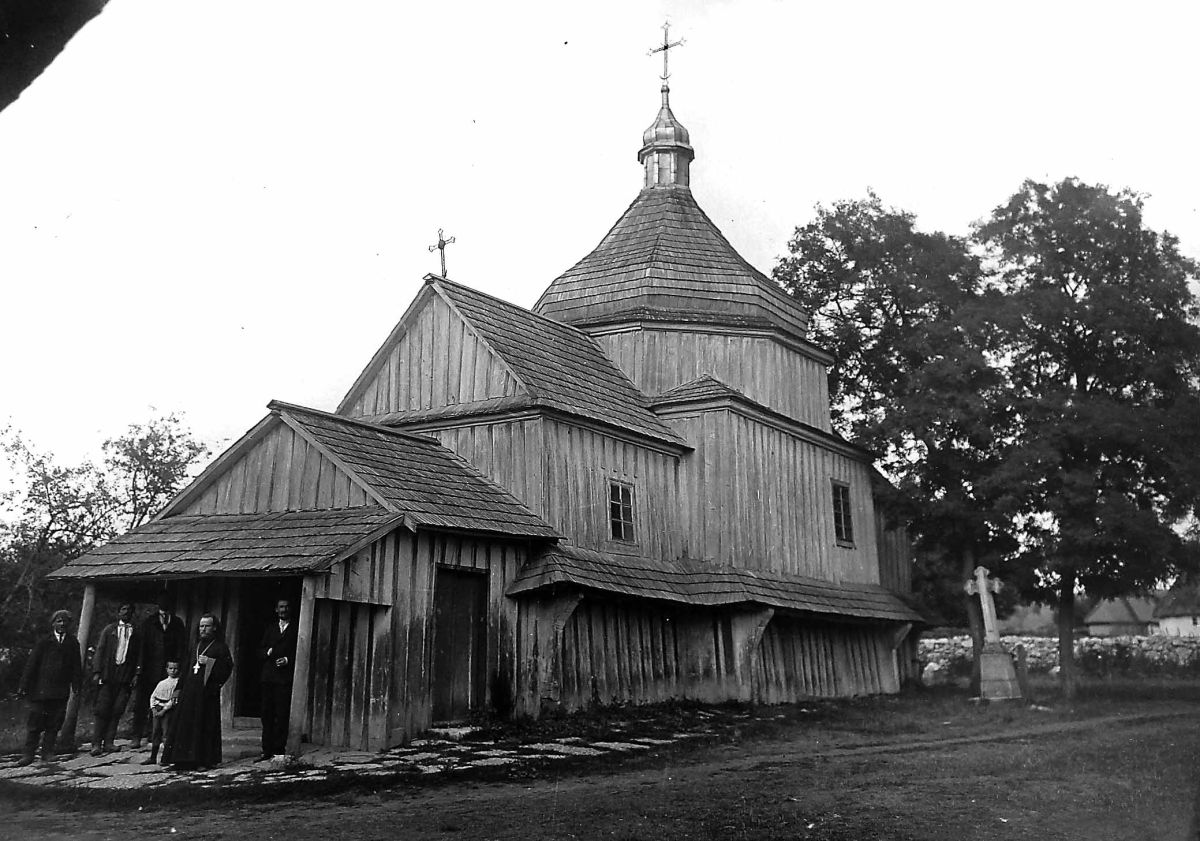 Вербка. Церковь Димитрия Солунского. архивная фотография, Старинное фото. Автор Ю. Сицинский