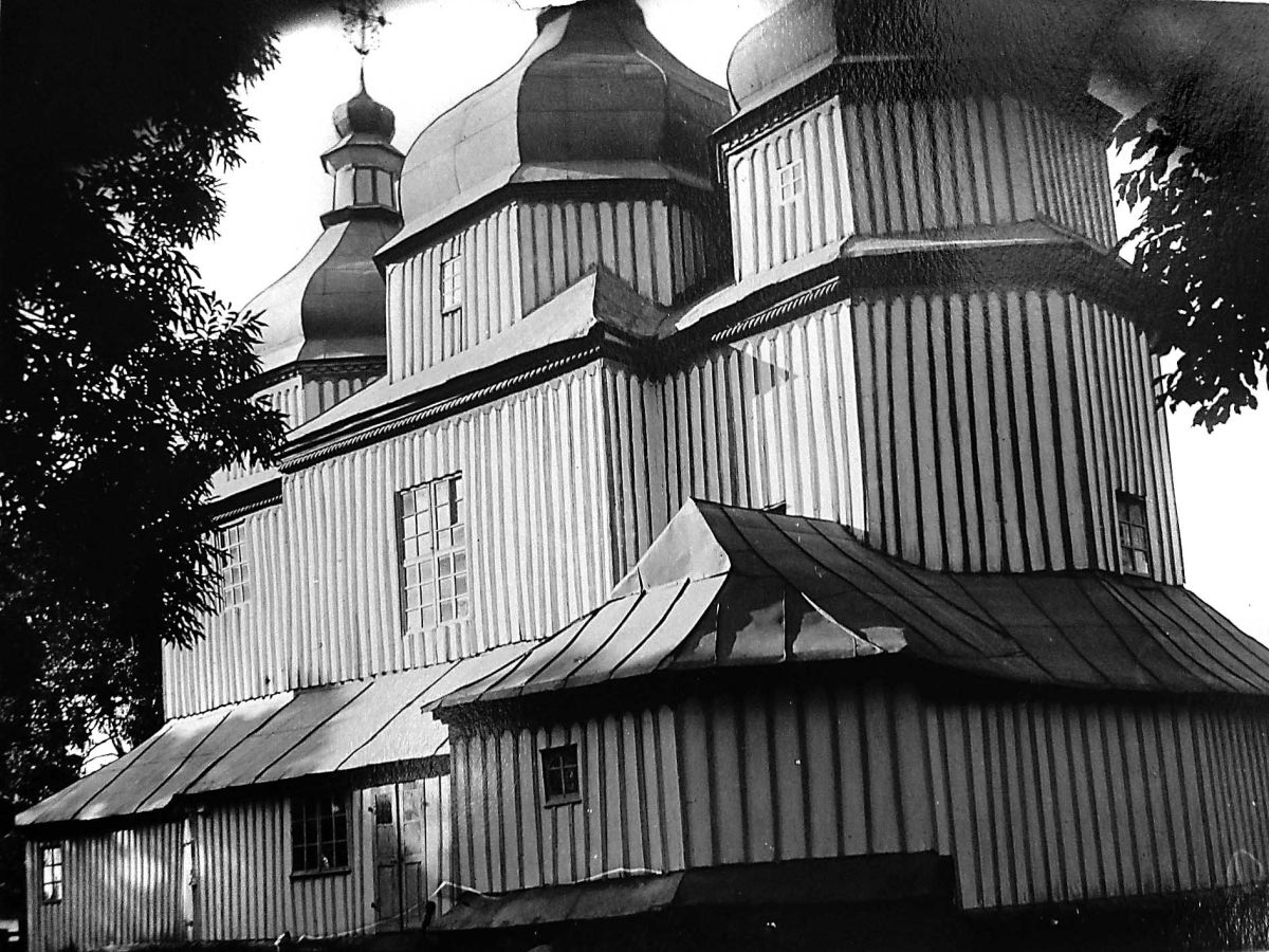 Дяковцы. Церковь Покрова Пресвятой Богородицы (старая). архивная фотография, Фото 1930 года. Автор П. Жолтовский