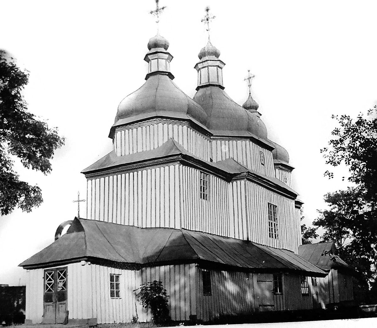 Церковь Покрова Пресвятой Богородицы (старая), Дьяковцы (Винницкий район, Украина, Винницкая область). архивная фотография, Фото 1930 года. Автор П. Жолтовский