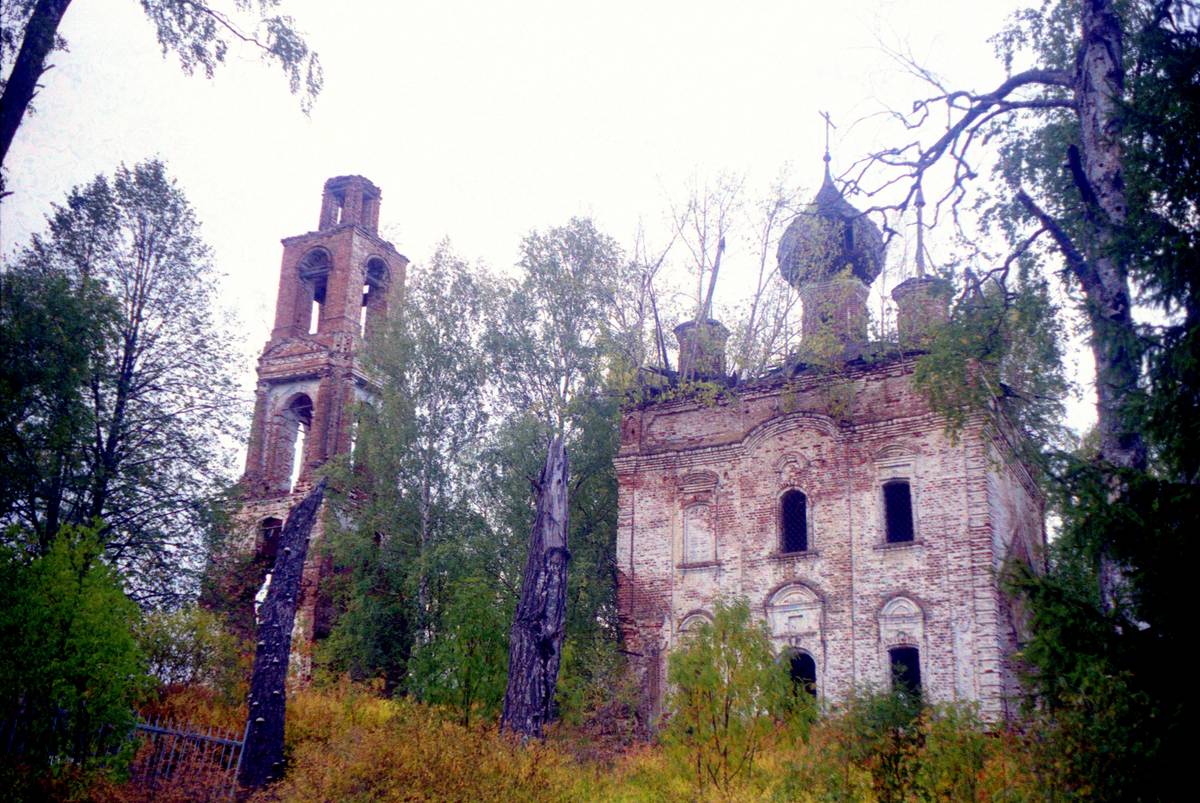документальные фотографии. Церковь Вознесения Господня, Бычиха (Костромской район, Костромская область)