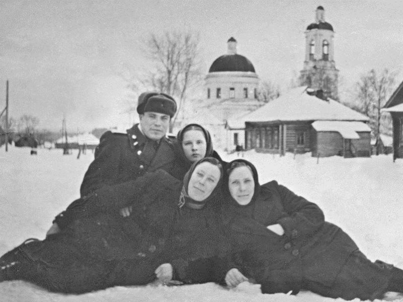 Бочиха. Церковь Михаила Архангела. архивная фотография, Фото середины ХХ в. Сайт moyaokruga.ru/vestnik-nn