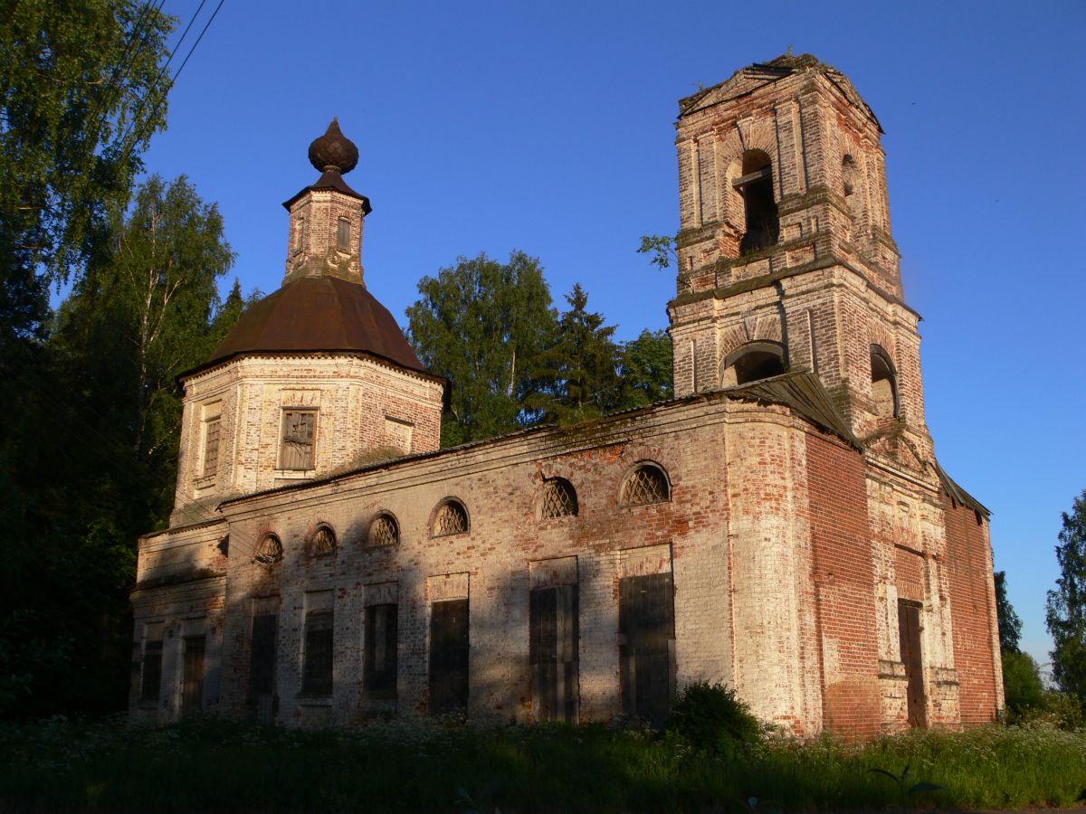 Церковь Воскресения Христова, Низкусь (Кадыйский район, Костромская область). фасады