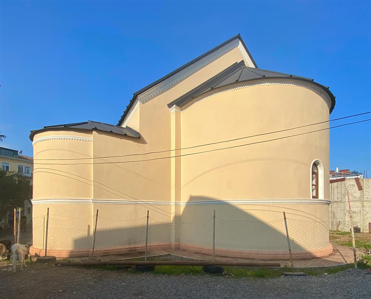 Церковь Феодора Квелтского (Аджарского), Батуми (Аджария, Грузия). фасады, Вид с юго-востока