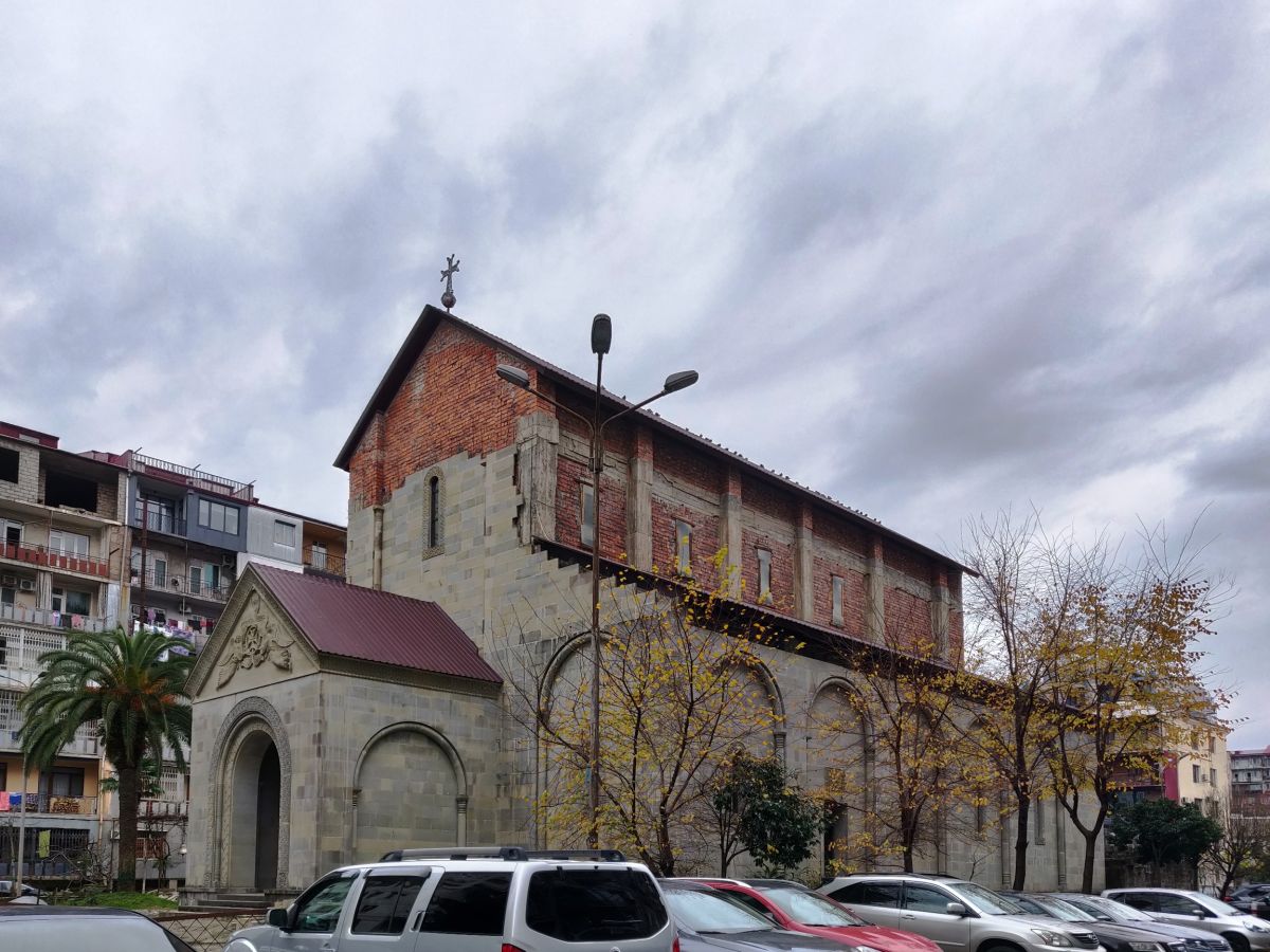 Церковь Вахтанга Горгасали, Батуми (Аджария, Грузия). фасады, Вид с юго-запада