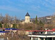 Церковь Николая Чудотворца при бывших казармах, Вид с моста через Риони<br>, Кутаиси, Имеретия, Грузия