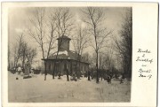 Церковь Константина и Елены, Почтовая фотооткрытка 1917 г.<br>, Бенту, Бузэу, Румыния