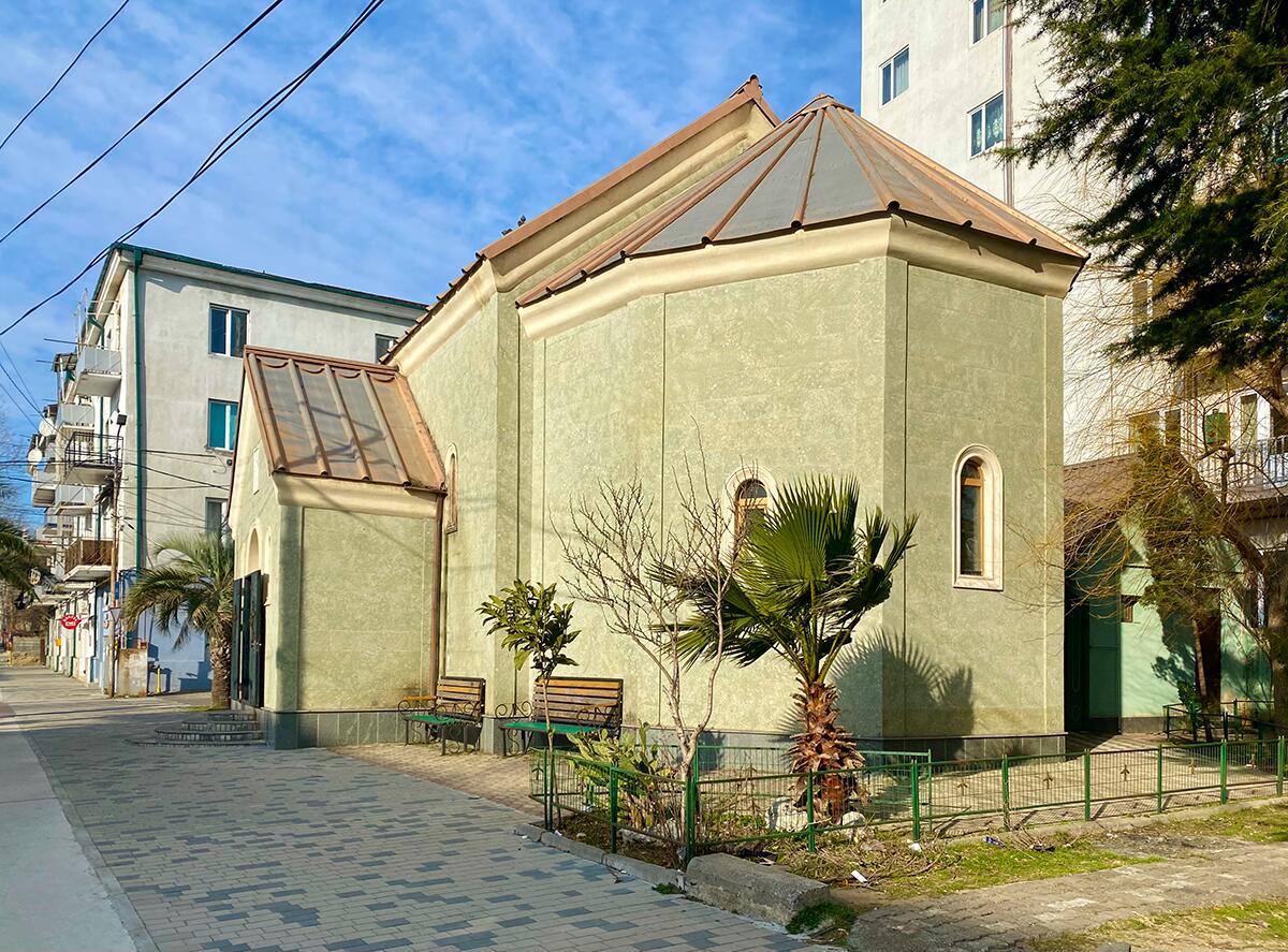 Церковь Варвары великомученицы, Кутаиси (Имеретия, Грузия). фасады, Вид с юго-востока