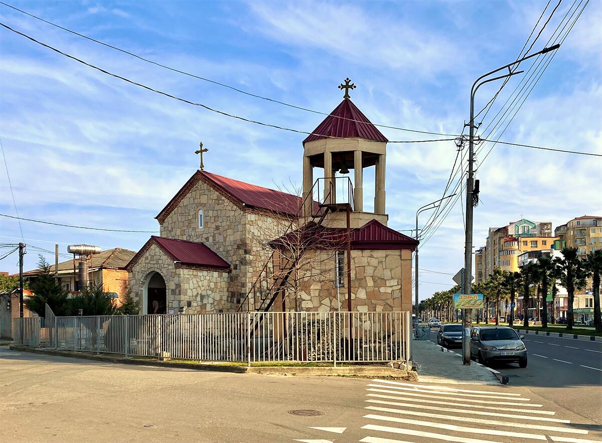 Кутаиси. Церковь Илариона Грузинского (?). фасады, Вид с запада
