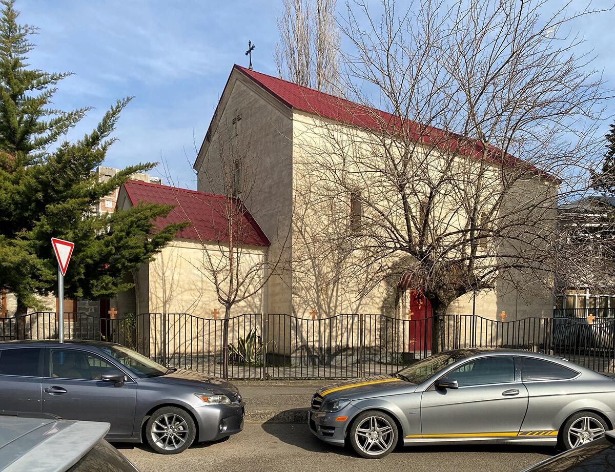 Кутаиси. Церковь Фомы апостола. фасады, Вид с юга