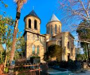 Церковь Троицы Живоначальной на Сапичхийском кладбище, Вид с юго-запада<br>, Кутаиси, Имеретия, Грузия