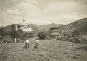 Церковь Димитрия Солунского, Фото 1939 г. Сайт Польской национальной библиотеки https://polona.pl<br>, Зеленая, Надворнянский район, Украина, Ивано-Франковская область