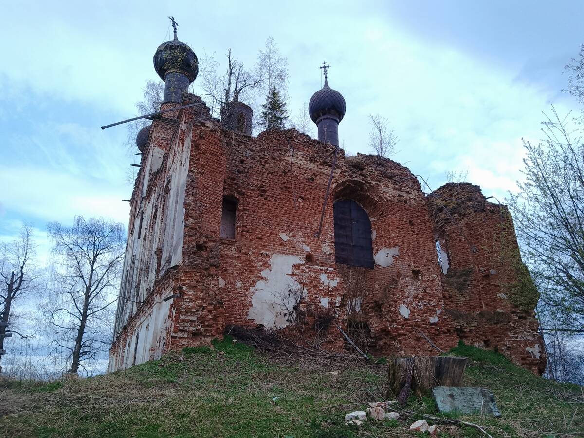 Церковь Николая Чудотворца, Никольское (Сямженский район, Вологодская область). фасады