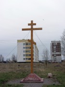 Церковь Николая Чудотворца (новая), Закладной крест.<br>, Русско-Высоцкое, Ломоносовский район, Ленинградская область