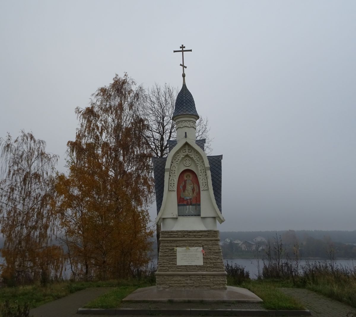 Дубровка (Невская Дубровка). Часовня Георгия Победоносца в Выборгской Дубровке. фасады