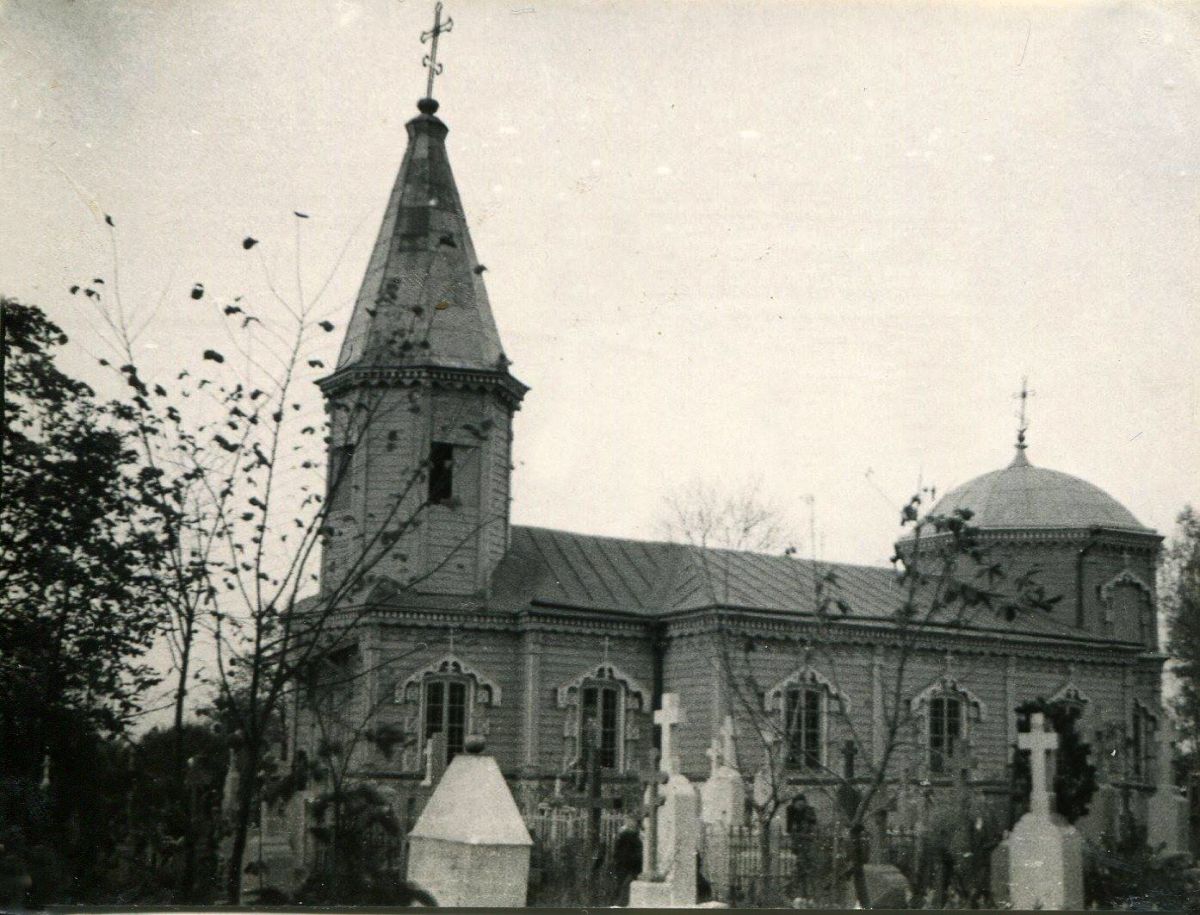 Брест. Церковь Троицы Живоначальной. архивная фотография, Фото 1950-х годов из приходского архива