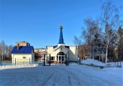 Церковь Покрова Пресвятой Богородицы, Общий вид с юга. Сторожка, церковь и отдельно стоящая звонница<br>, Темиртау, Карагандинская область, Казахстан