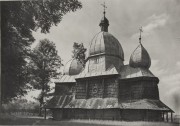 Церковь Собора Пресвятой Богородицы, Фото 1939 г. Польская национальная библиотека https://polona.pl/item/pomorzany-cerkiew,Njc1NDMwNTE/0/#info:metadata<br>, Поморяны, Золочевский район, Украина, Львовская область